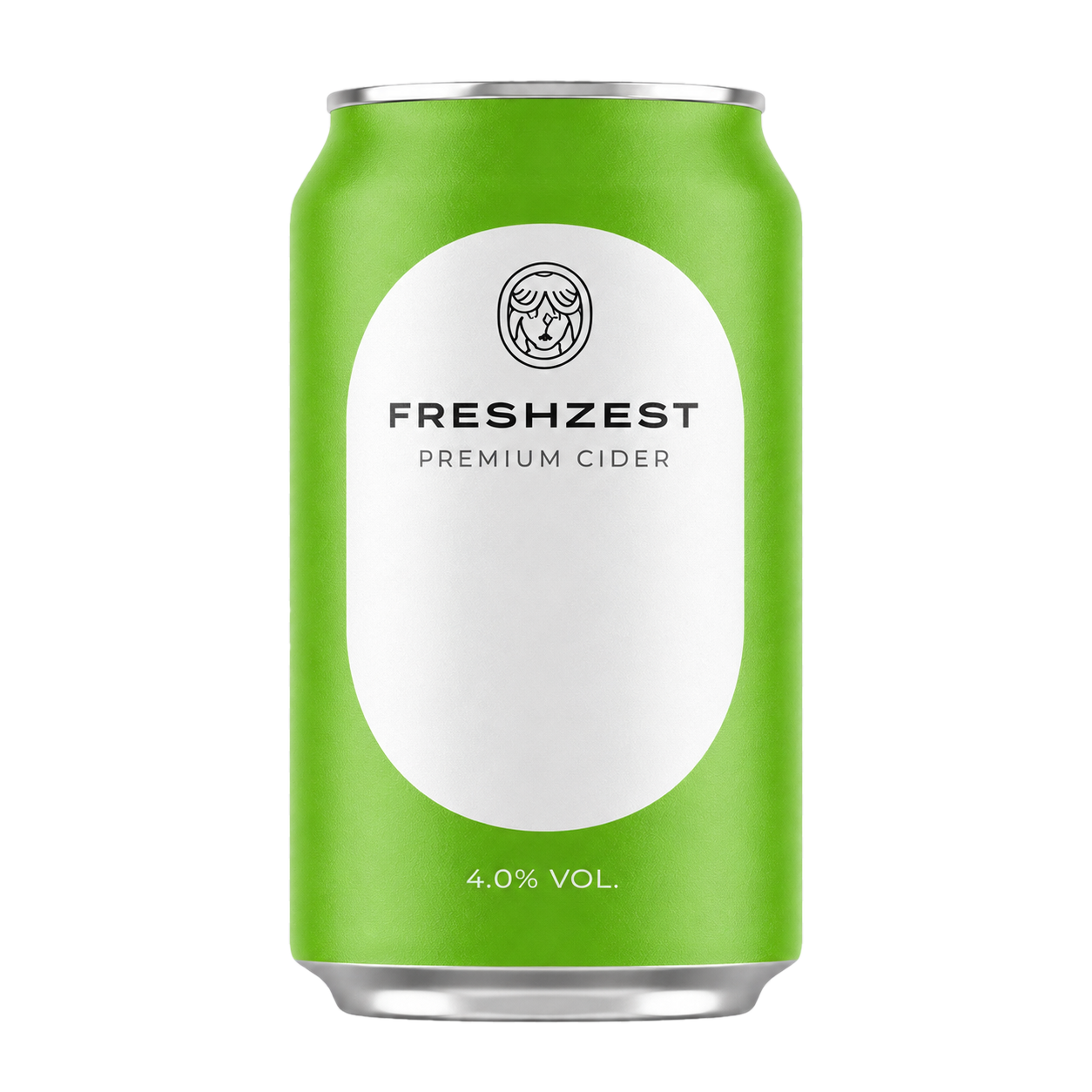 Freshzest premium cider can